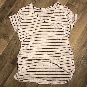 Striped maternity tee